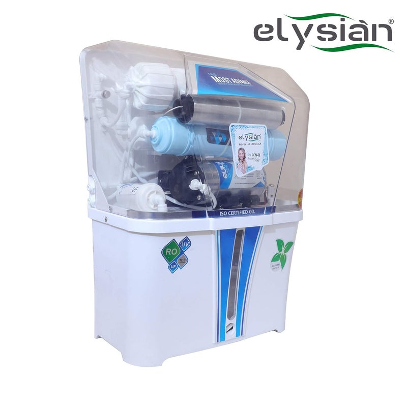 Elysian Fresh Water Purifier Wall MountableMulti Stage ROUVUFTDS Controller Alkaline Water Purification System 12 L Water Level Indicating Tank - Image 2