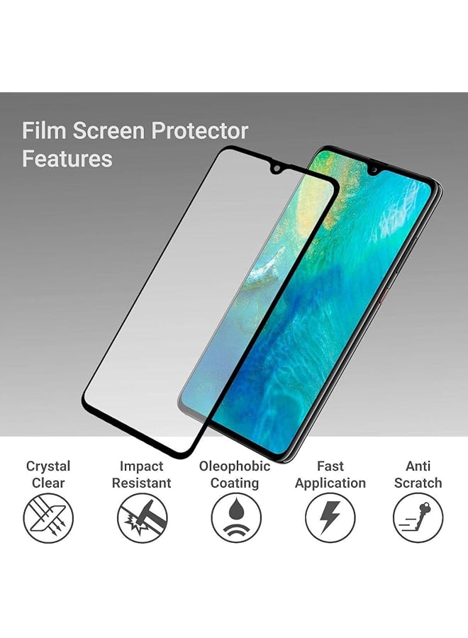erorex Huawei Mate 20 X Full Cover Tempered Glass Screen Protector By Mylittleboutiquebykeith Black - Image 2