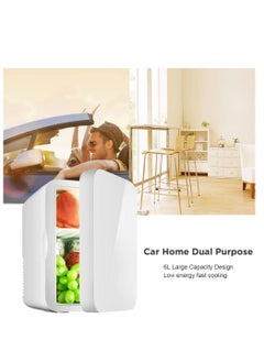 Generic 8L Mini Refrigerator Small Car Home Fridge Portable Dual Use Travel Freezer Ultra Quiet Low Noise Cooler Warmer  - Image 4