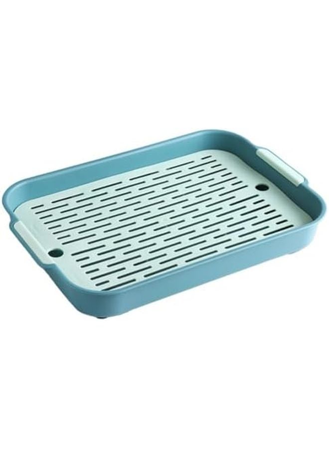 صندوق فضلات الأرانب وخنازير غينيا القابل للفصل بشبكة مرتفعة مقاس E من ABS - Image 2