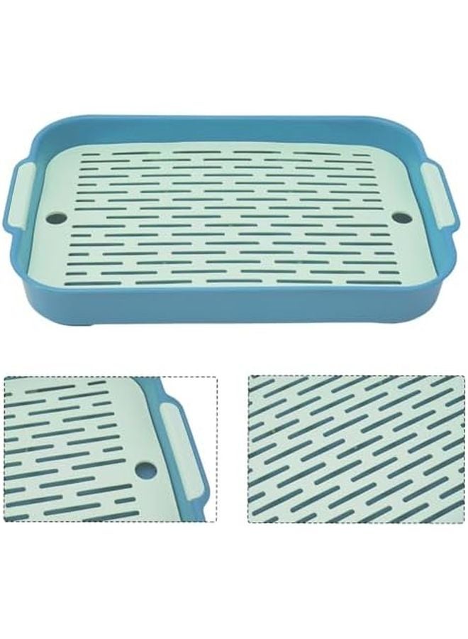 صندوق فضلات الأرانب وخنازير غينيا القابل للفصل بشبكة مرتفعة مقاس E من ABS - Image 5