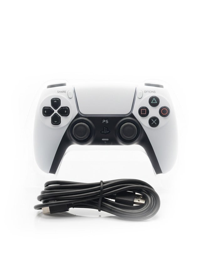 وحدة تحكم ألعاب لاسلكية لجهاز بلاي ستيشن 5 - أبيض - Image 2