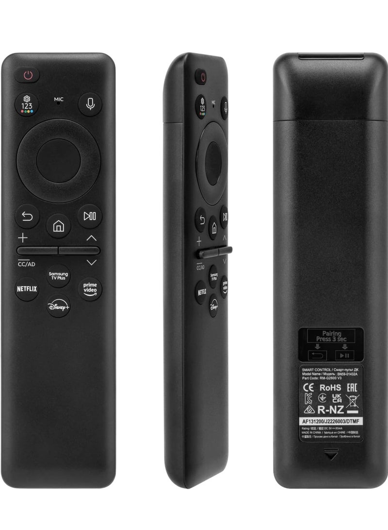 ELTRAZONE Voice Remote Control for Samsung BN59-01432A – Compatible with Neo QLED 8K HDR Smart TVs (2023 Models) - Image 2