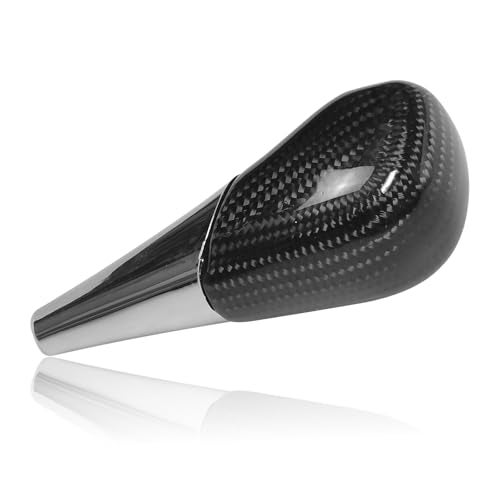 BLAKAYA Compatible with Carbon Fiber Gear Shift Knob Head Cover Automotive Shift Lever for Toyota Camry 20072011 Corolla 20092013 Highlander 20082013 RAV4 20062011 Sienna 20112016 Black - Image 3