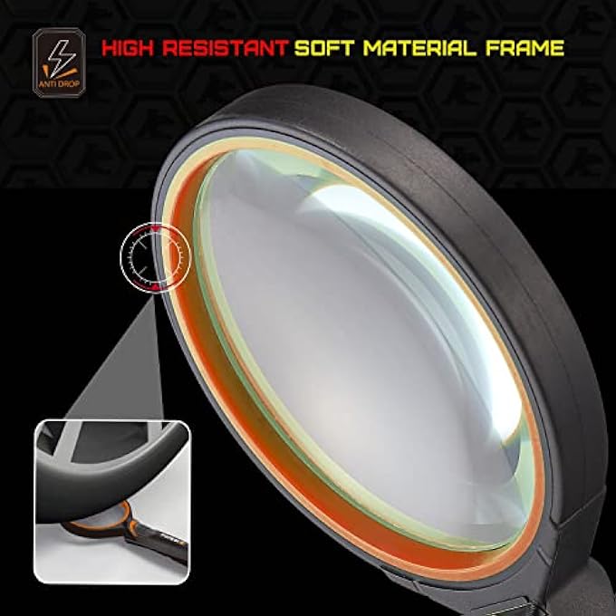 707 MAGNIFYING GLASS WITH LED (ORANGE) - Image 4