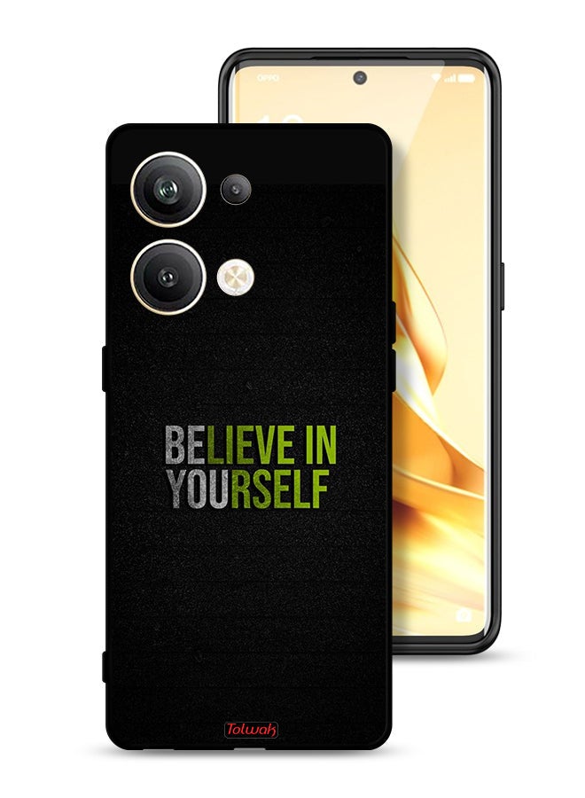 Tolwak Oppo Reno9 Pro Plus 5G Protective Case Cover Believe In Yourself - Image 1