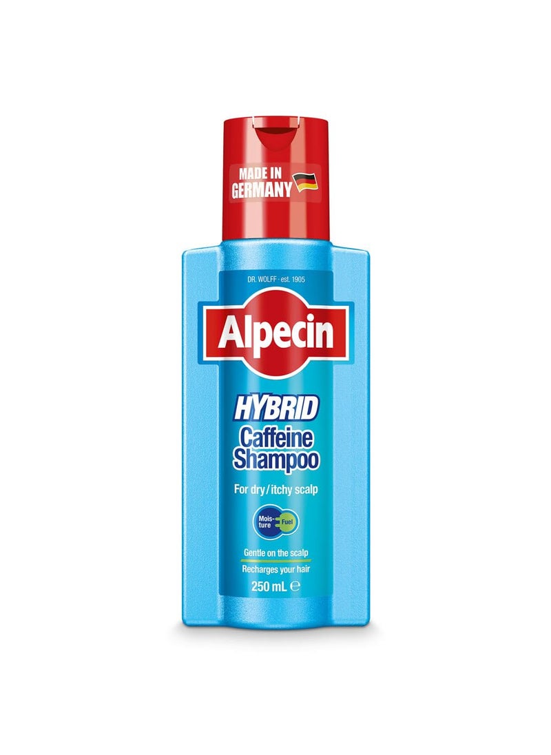 Alpecin Alpecin Hybrid Caffeine Shampoo for Men with Dry Itchy Sensitive Scalps Moisturizes Thinning Hair Natural Hair Growth 845 fl oz 
