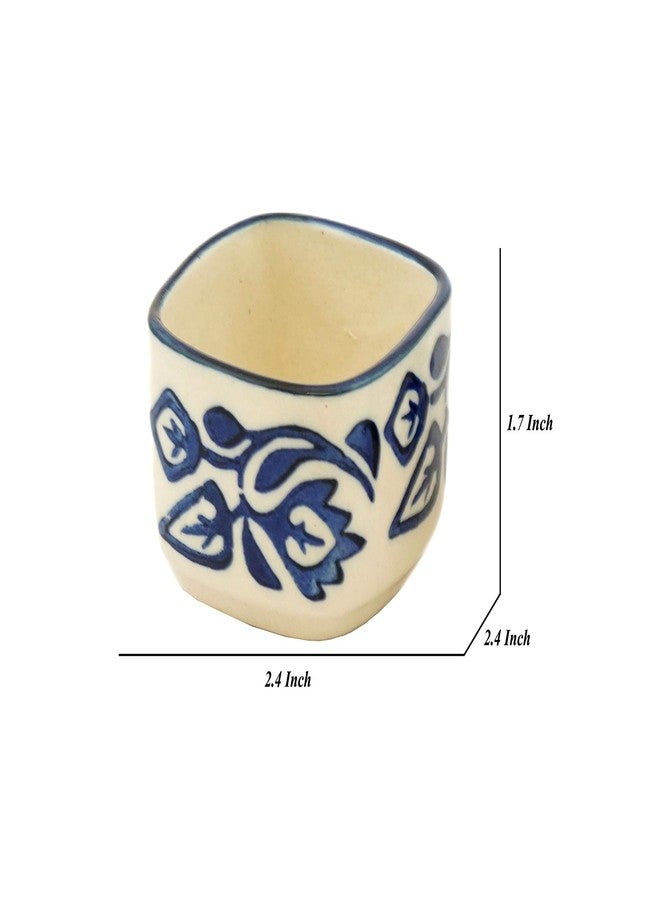 Yourowndcor Hand-Painted Multicolored Moroccan Ceramic Dip Bowl/Chutney Bowl (Multicolor, Pack of 2)-Multi-Color - Image 2