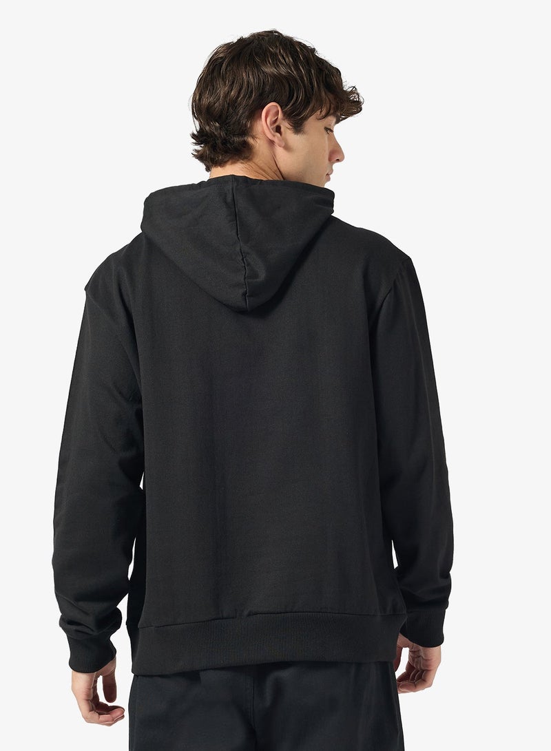 Seventy Five Graphic Pullover Oversize Hoodie - Image 2