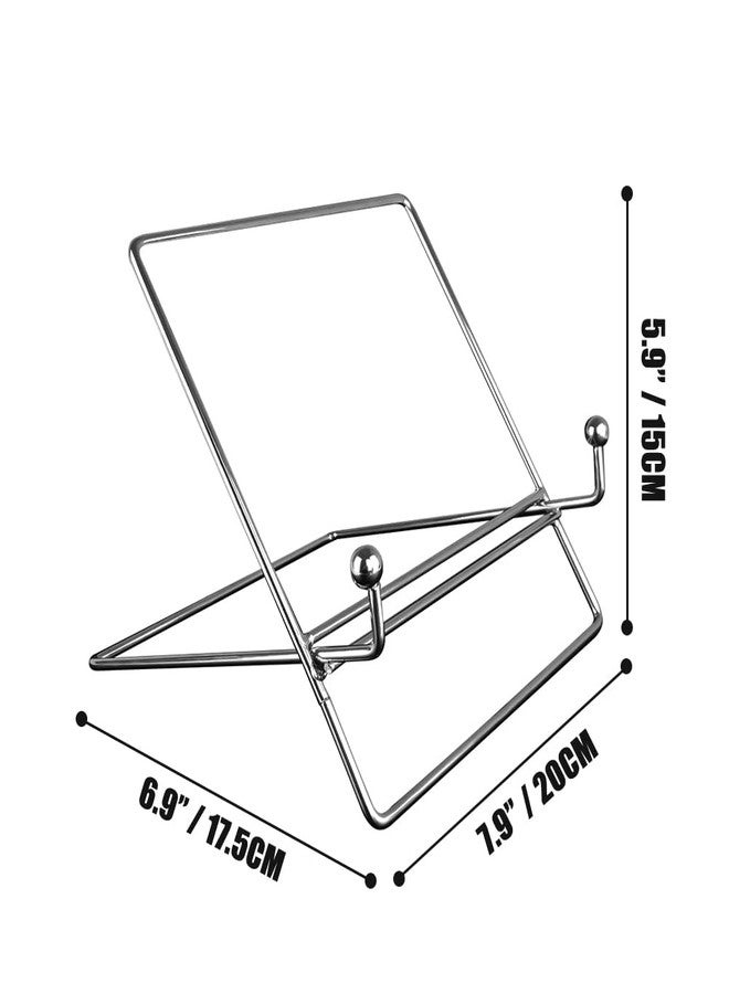YY YEARCHY Book Stand Holder Cookbook Holders for Reading Hands Free Metal Cook Book Kitchen Counter Decor Display Stand - Image 4