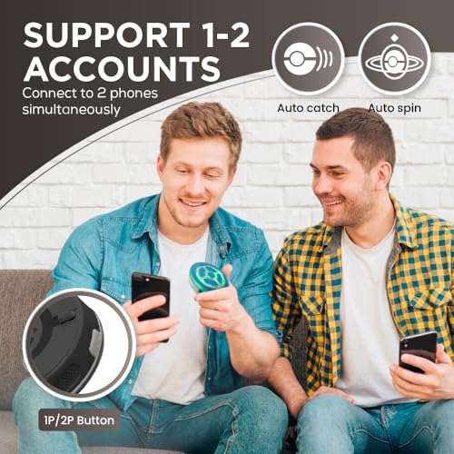 megacom DuoMon3 Unique Auto-Reconnection Hourly, Dual Accounts Pocket Auto Catcher(Redball), IPX7 Waterproof, APP Adj. Lights,Vibration,Sound- Bluetooth 65ft Link, Type-C & Wireless Charging(Black) - Image 4