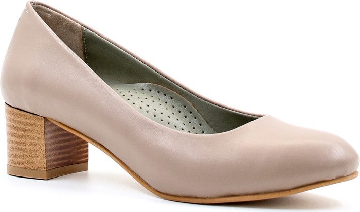 Fast Step Genuine Leather Women's Chunky Heel Shoes 792ZA057  - Image 3