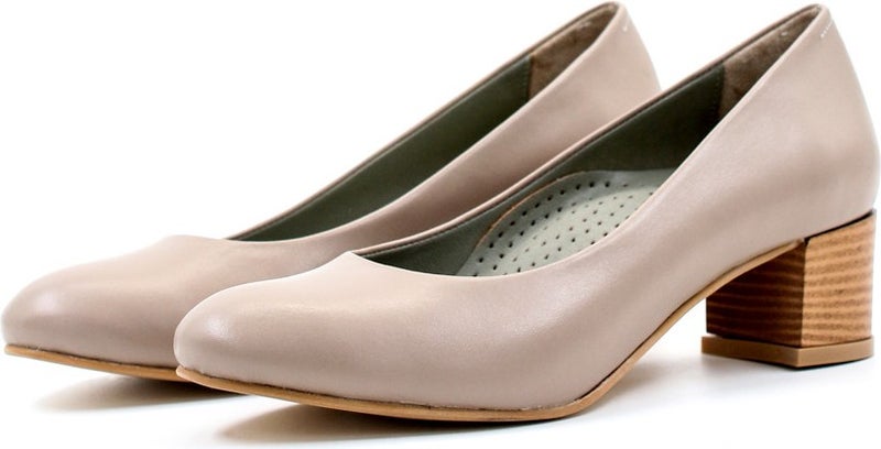 Fast Step Genuine Leather Women's Chunky Heel Shoes 792ZA057  - Image 5