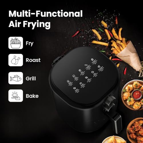 Havells Prolife VISTA Air Fryer 4.2 L | Aero Crisp Technology for Air Circulation | See Through Window | Non-Stick Silicon Coated Basket |Auto Shut-Off | Adjustable Temperature and Time (Black) - Image 5