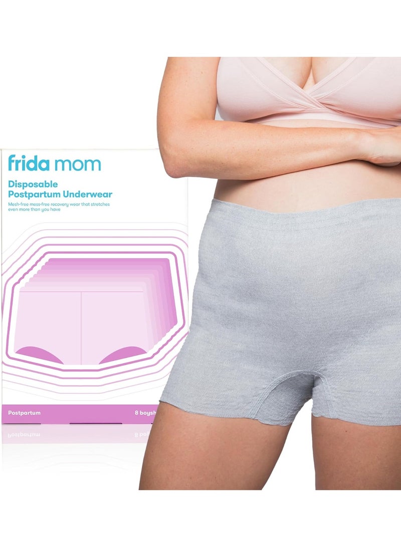 ملابس داخلية نسائية للاستخدام مرة واحدة لما بعد الولادة من فريدا موم، 8 سراويل داخلية قصيرة للأولاد - Image 1