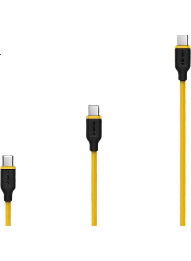 SHARGE Shanji 100W Charging Cable, Apple 16Pd Fast Charging Type-C Data Cable, Skin-Friendly, Suitable For Iphone 15, Huawei, Xiaomi 14, Meizu, Samsung, Oppo, Android Laptops, Ipad - Image 1