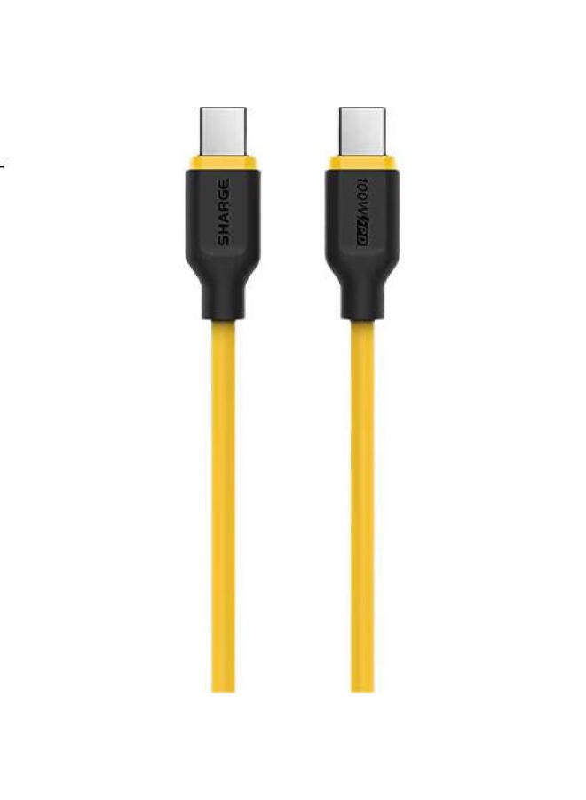 SHARGE Shanji 100W Charging Cable, Apple 16Pd Fast Charging Type-C Data Cable, Skin-Friendly, Suitable For Iphone 15, Huawei, Xiaomi 14, Meizu, Samsung, Oppo, Android Laptops, Ipad - Image 2