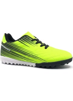 Cool Ronaldo Green Boys Lace-Up Artificial Turf Football Shoes  - Image 2