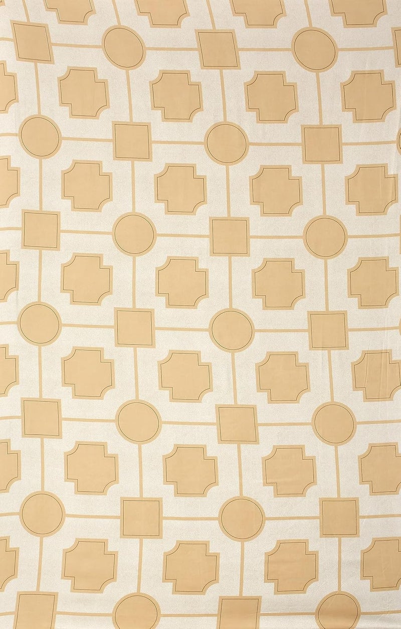 SHOMES Pure Cotton Printed Diwan Set Covers 6 Pieces for Living Room 1 Single Bed Sheet with 3 Cushion Covers 2 Bolster Covers Color Beige Size Standard Set of 6 Pcs - Image 5