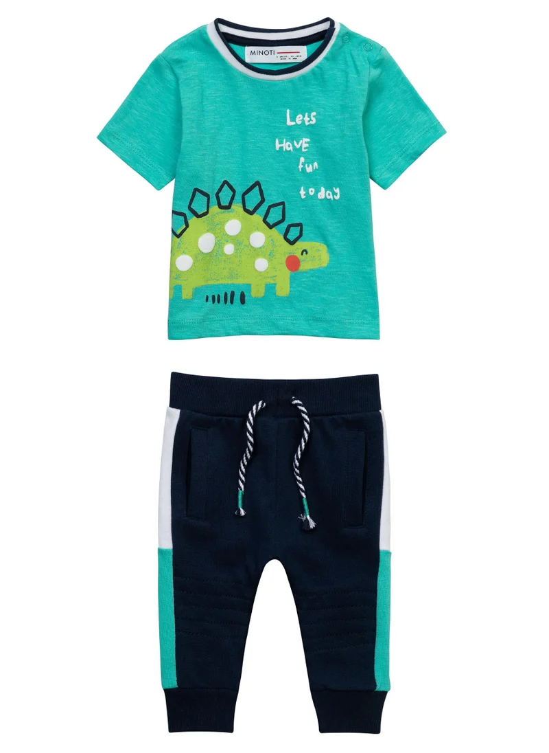 MINOTI Kids Two Piece T-Shirt And Jogger Set