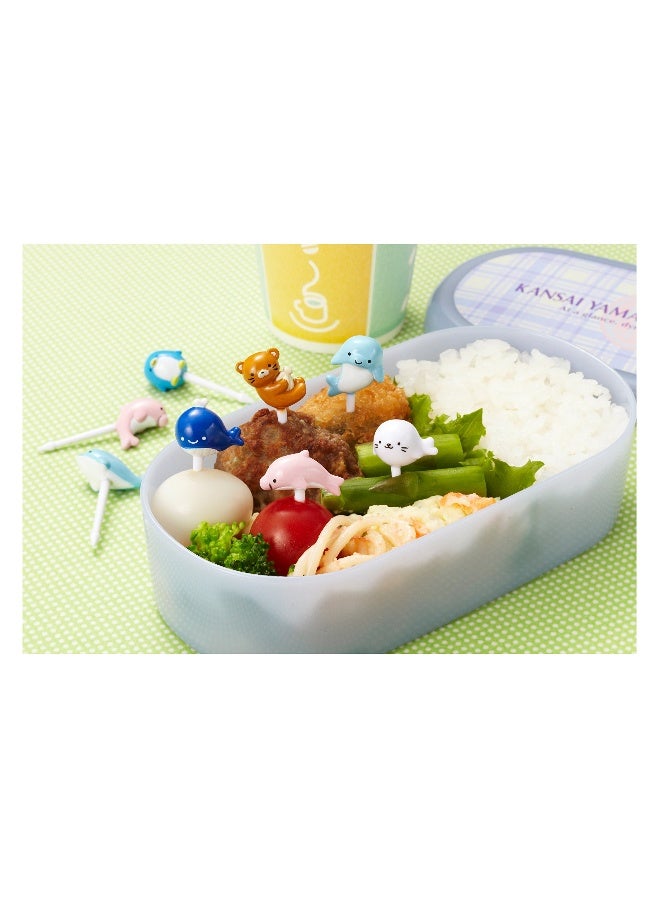 Torune Food Pick Dolphins & Sea Friends, 8 Picks Per Pack (P-3081) - Image 3