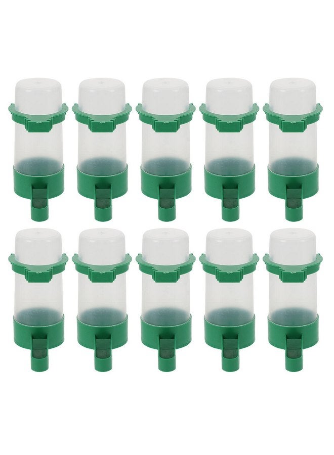 balacoo Bird Water Feeder- 10pcs Parrot Water Feeding Storage Cup, Bird Feeder Waterer, Water Drink Dispenser, Bird Cage Accessories - Image 1