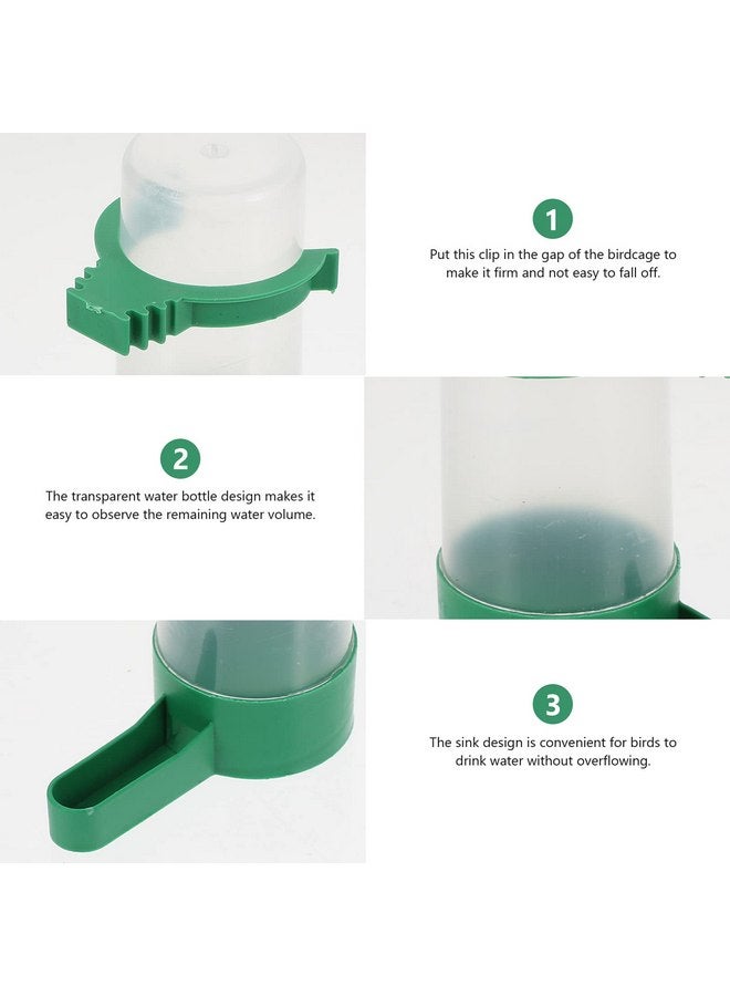 balacoo Bird Water Feeder- 10pcs Parrot Water Feeding Storage Cup, Bird Feeder Waterer, Water Drink Dispenser, Bird Cage Accessories - Image 5