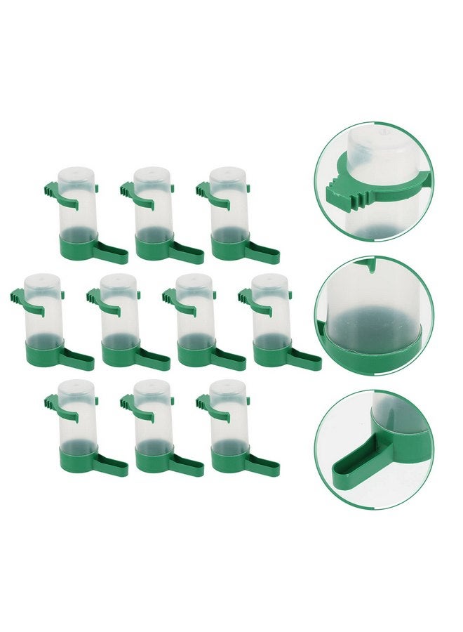 balacoo Bird Water Feeder- 10pcs Parrot Water Feeding Storage Cup, Bird Feeder Waterer, Water Drink Dispenser, Bird Cage Accessories - Image 2