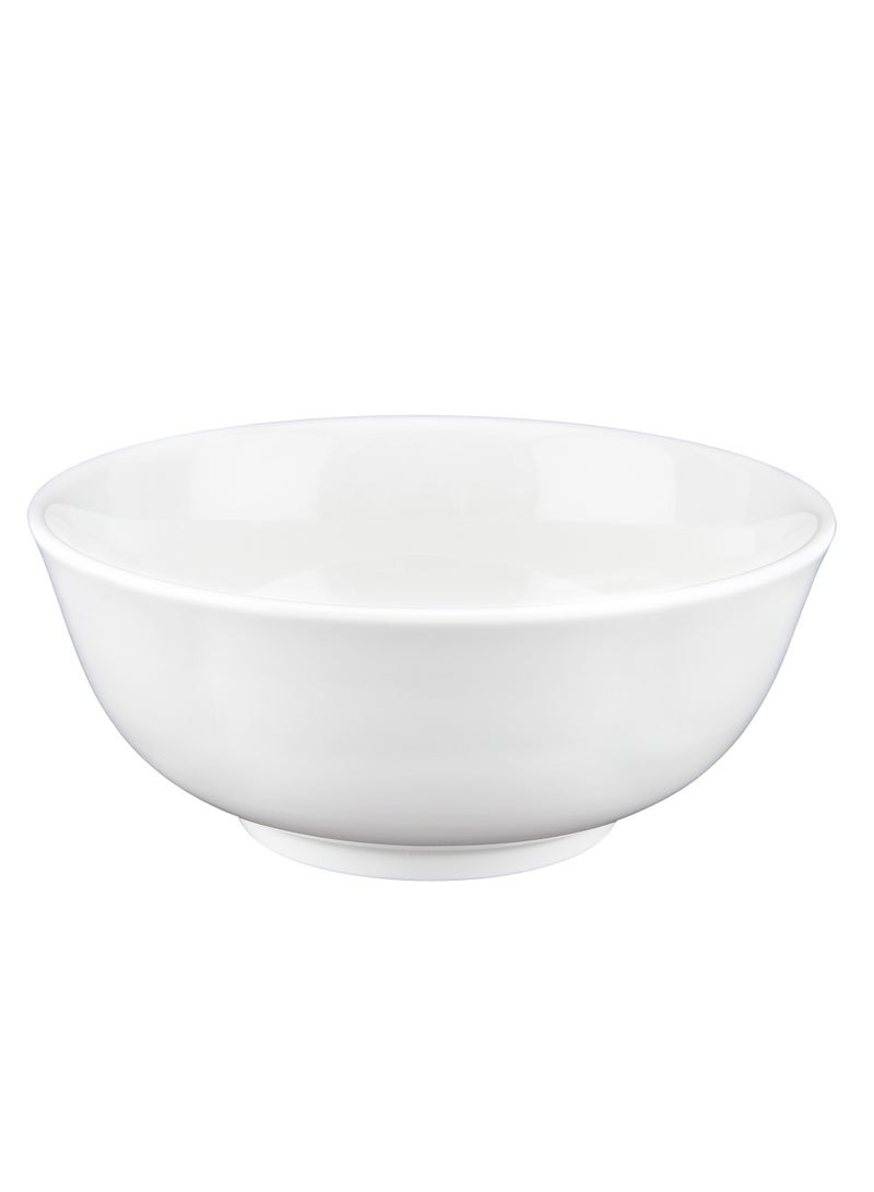 شالو وعاء ضيافة أبيض 23 سم - Image 1