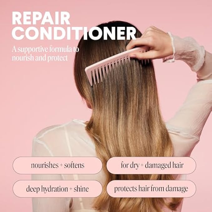MONDAY REPAIR CONDITIONER 12 OZ. (354 ML) FOR DRY TO DAMAGED HAIR, MADE WITH KERATIN, COCONUT OIL, SHEA BUTTER AND VITAMIN E - Image 3