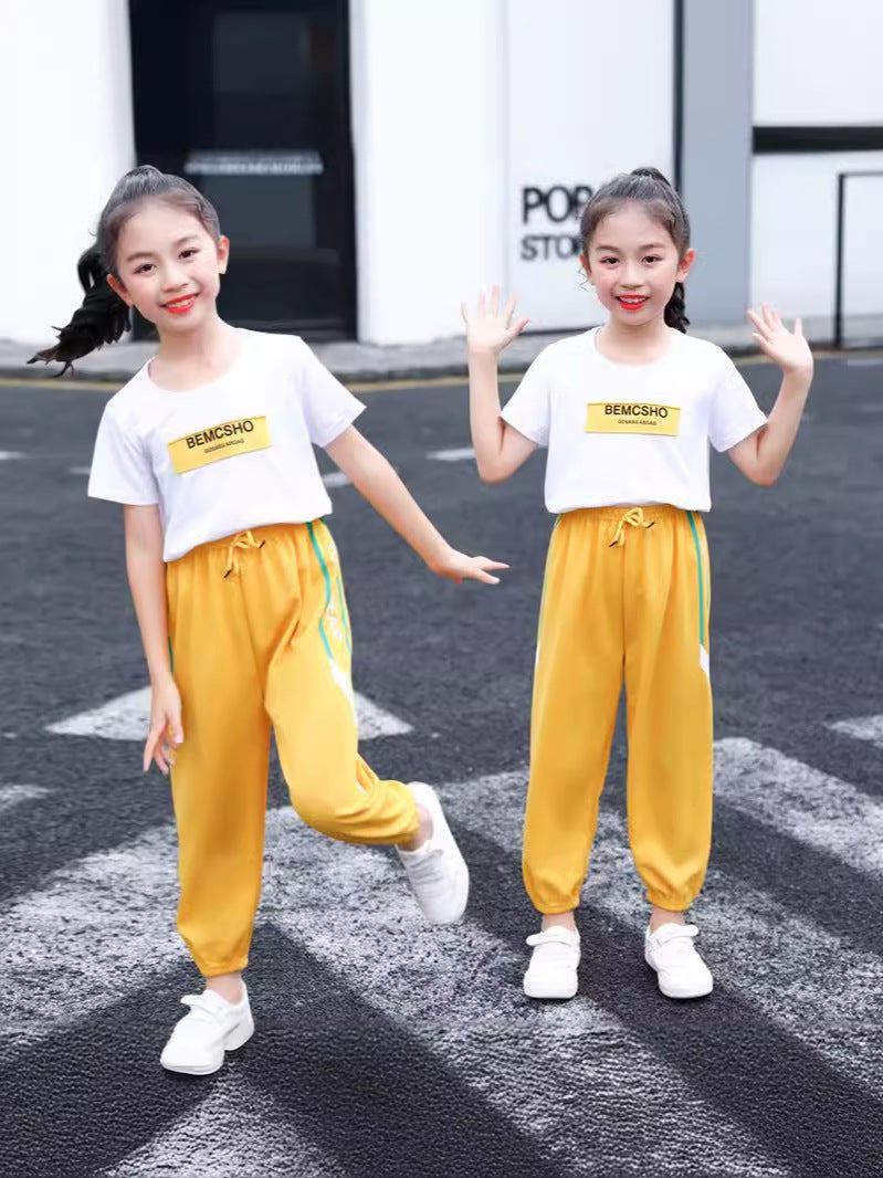 2024 Spring Children'S Loose Breathable Printed Casual Pants Boys And Girls Fashion Letter Sweatpants Ankle-Tied Sports Trousers - Image 5