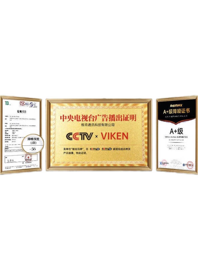 VIKEN [Berlin Voice | Top-End New Model] Bluetooth Headphones Compatible With Sony, Open-Ear Bone Conduction Concept, True Wireless, Non-In Sports Running Noise-Cancelling Ear Clip - Image 3