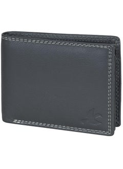 HORNBULL HORNBULL Mens Stella Grey Leather Wallt for Men | RFID Blocking Wallets Men  - Image 5