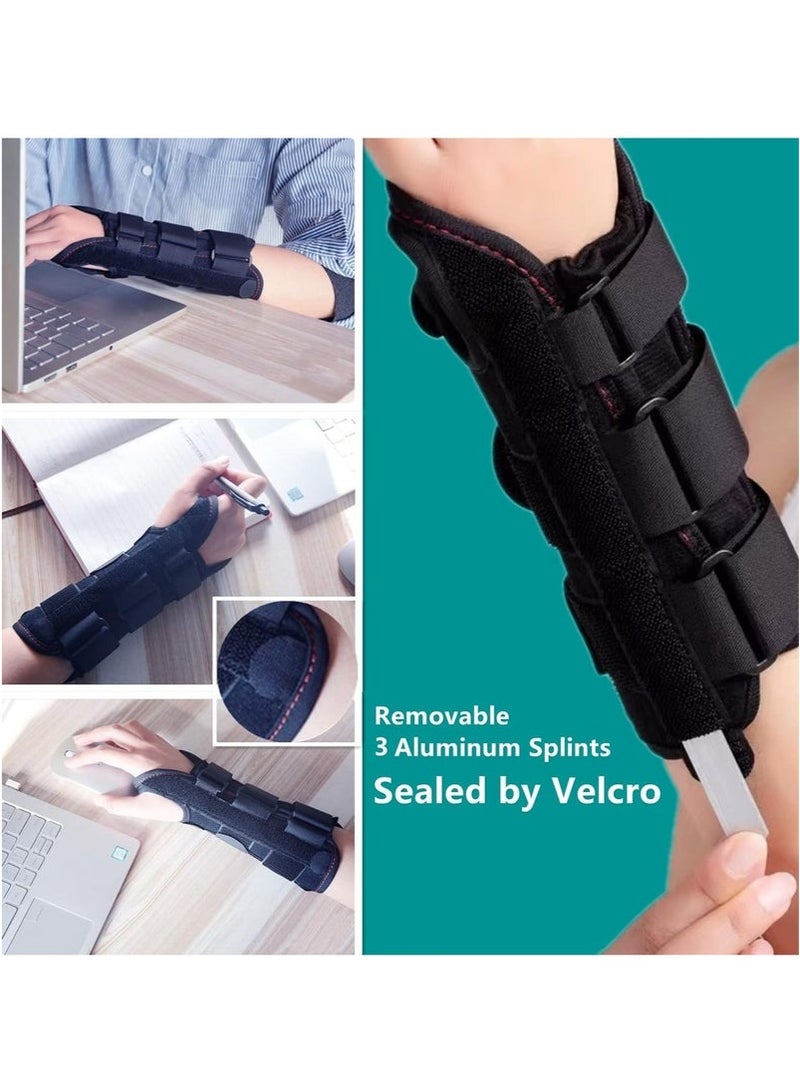Adjustable Wrist Support Brace For Carpal Tunnel,Fits Both Hands, With Aluminum Splint