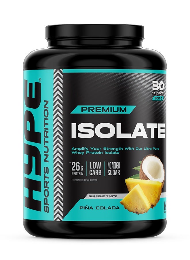 هايب مسحوق بروتين آيزوليت نكهة بينا كولادا | ٩٠٠ غرام | مصدر بروتين عالي الجودة