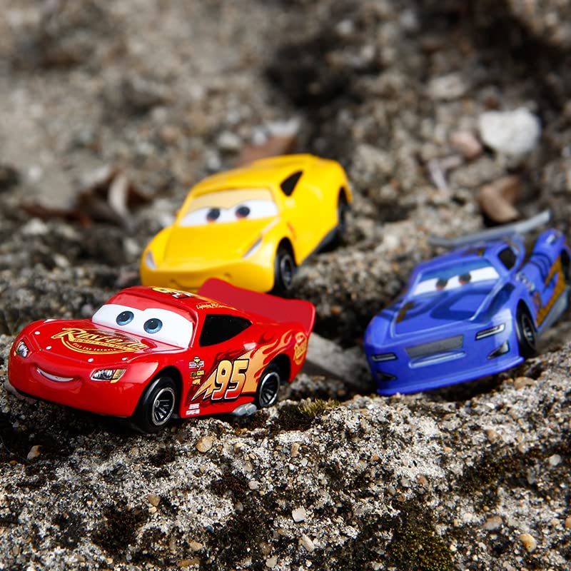 PLUSPOINT 6pc Diecast Metal Toy Car Set Push n go Derby Racers Metal Die Cast Set of 6 Racing Cars for Kids Free Wheel High Speed Metal Toy Car Play Set for Children for Boys - Image 4