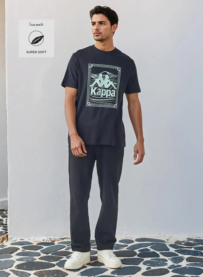 Kappa Kappa Logo Print Crew Neck T-shirt