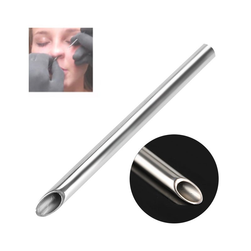 comfrt Stainless Steel Piercing Receiver - Body Piercing Receiver - Needle Receiving Tube Body Jewelry Holding Piercing Tool(6mm) - Image 3
