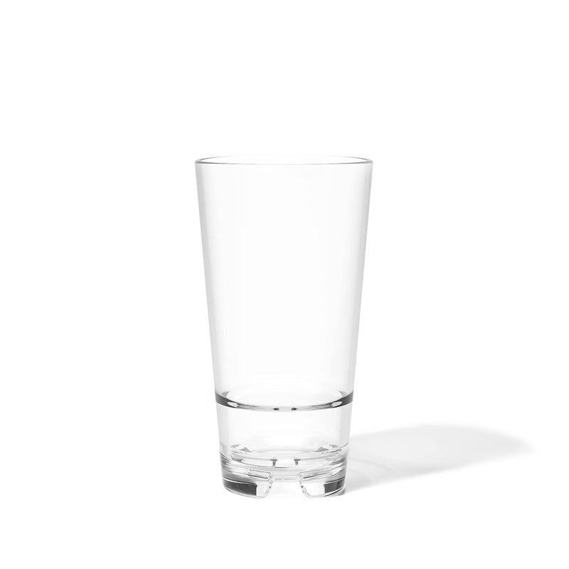 TOSSWARE TOSSWARE PRO 16oz Pint SET OF 24 Premium Quality Tritan Dishwasher Safe  Heat Resistant Unbreakable Plastic Beer Glasses Clear 