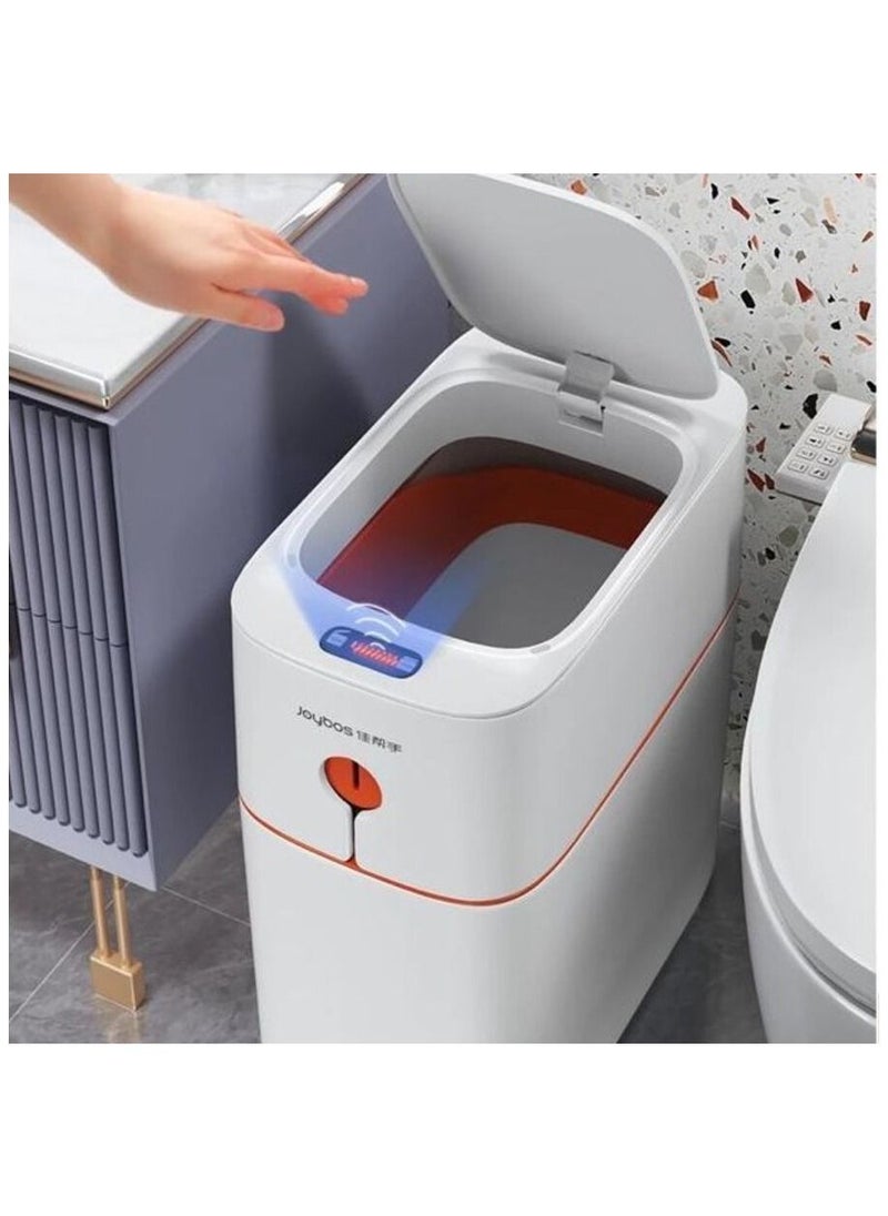 Joybos Automatic Trash Can with Lid Automatic Motion Sensor Trash Can for Bathroom Bedroom Living Room Office 15L Capacity  - Image 4