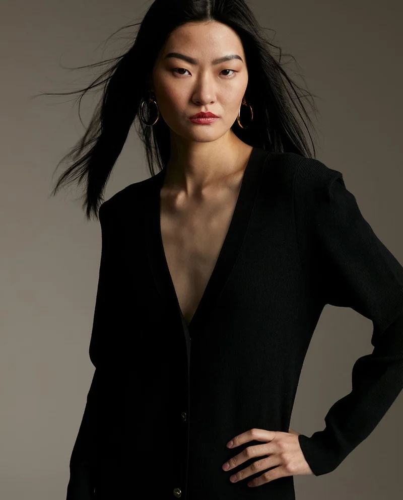 Lola Casademunt Knit dress with shoulder pads