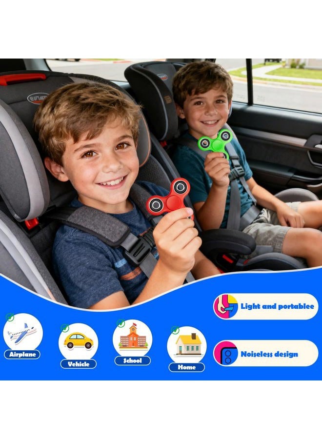 SCIONE Fidget Spinner ADHD Anxiety Toys 5 Pack Stress Relief Reducer Spin for Adults Children Autism Fidgets Best EDC Hand Spinners Bearing Trispinner Finger Toy Focus Fidgeting Restless Tri-Spinner SCIONE - Image 5