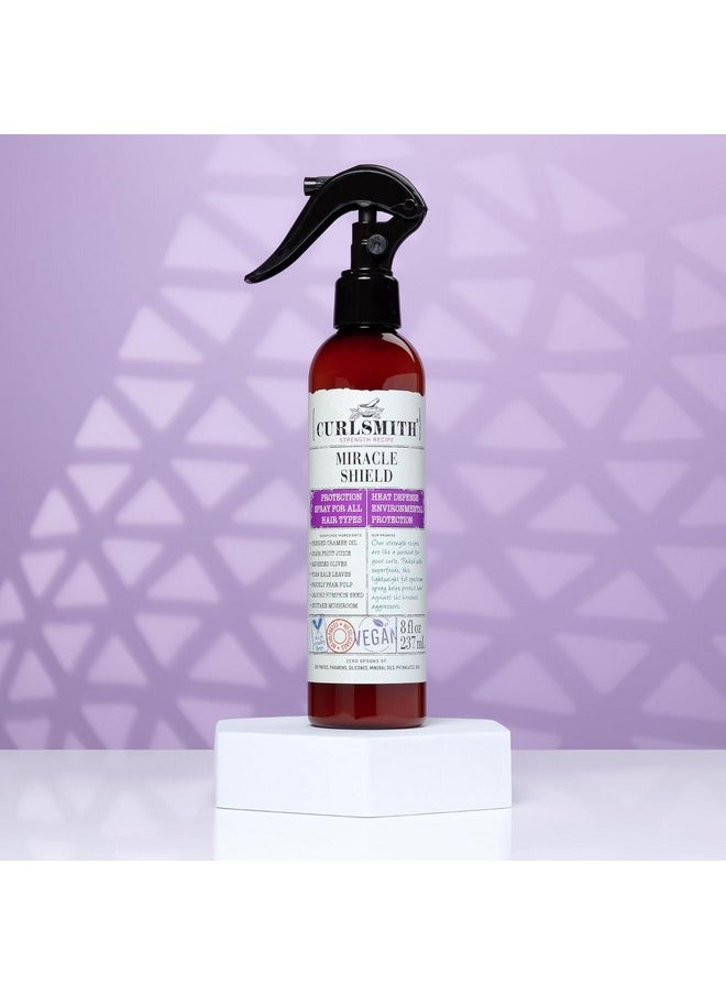CURLSMITH Miracle Shield Proteinrich Hair Protection Spray For All Curl And Hair Types (2 Fl Oz)  - Image 4
