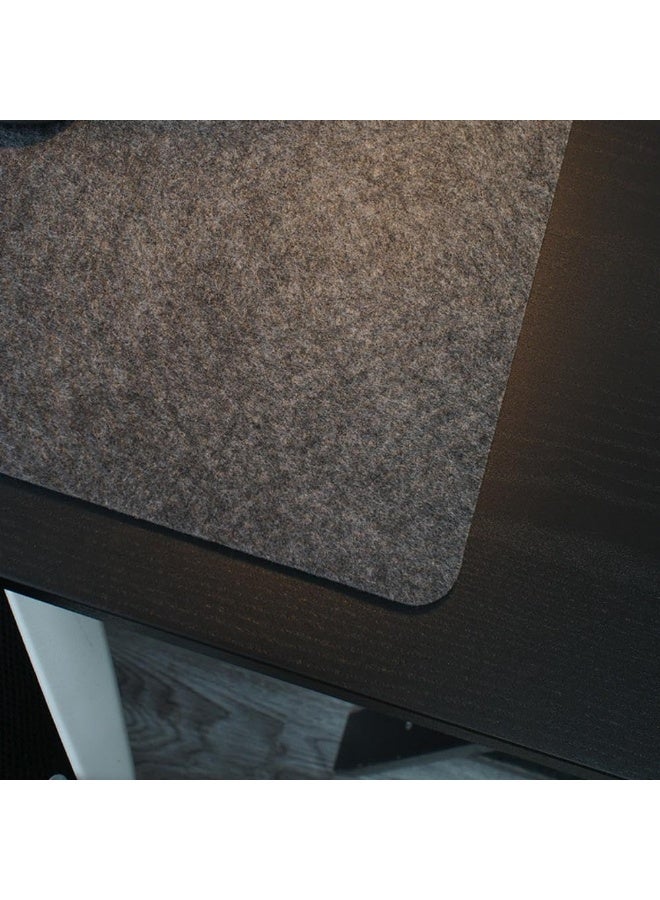 وسادة ماوس موسعة، وسادة ماوس كبيرة للألعاب، حصيرة مكتب بتصميم بسيط (Minimalist)، وسادة ماوس موسعة بقاعدة مانعة للانزلاق، مقاس 39.37 × 15.7 بوصة، لون رمادي داكن - Image 5