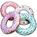 Playbees Sprinkle Donut Pool Floats 4 Pack 20 Inch Inflatable Floaties for Kids Fun Summer Water Toy for Pool Parties and Decorations - Image 2