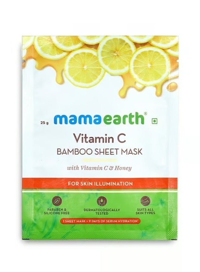 Mamaearth Mamaearth Vitamin C Bamboo Sheet Mask - Image 2