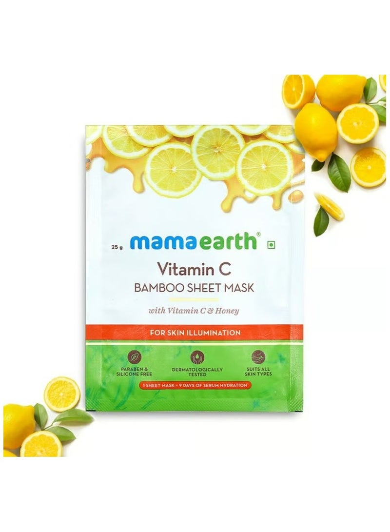 Mamaearth Mamaearth Vitamin C Bamboo Sheet Mask - Image 1