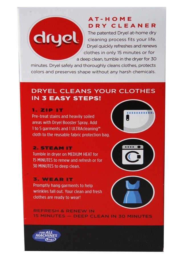 Dryel At-Home Dry Cleaning Starter Kit With Bag, Breeze Clean Scent 1 kit - Image 3