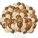 Chalyna 120 Pcs 5 Inch Brown Balloons Mini Latex Balloons for Balloon Garland Arch Coffee Caramel Apricot Balloon for Baby Shower Western Cow Party DecorationsCaramel Coffee Apricot - Image 4