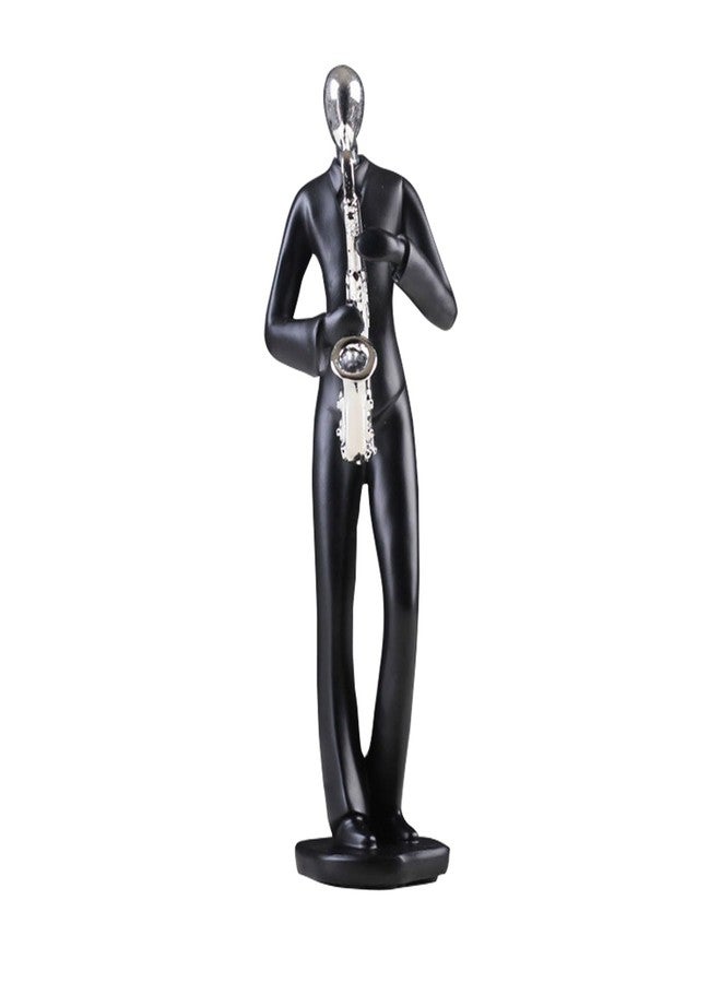 LSBDJDL Music Decoration Figurine Guitarist Statue Singer Saxophone Modern Sculpture Home Housewarming Gift (Saxophonist), L6.1*W2.9*H10.6in - Image 1